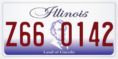 IL license plate Z660142