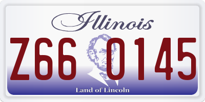 IL license plate Z660145