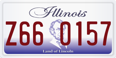 IL license plate Z660157