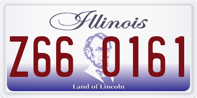 IL license plate Z660161