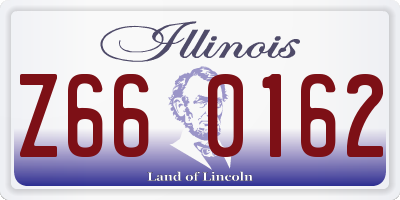 IL license plate Z660162
