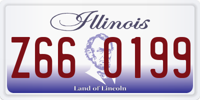 IL license plate Z660199