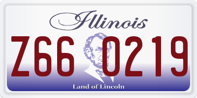 IL license plate Z660219