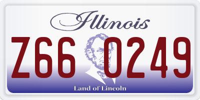 IL license plate Z660249