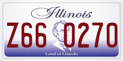 IL license plate Z660270