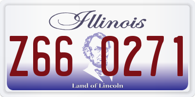 IL license plate Z660271