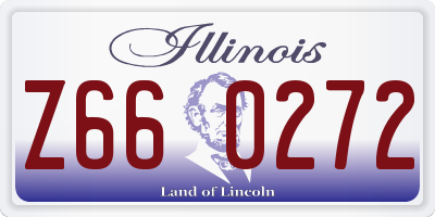 IL license plate Z660272