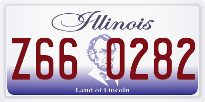 IL license plate Z660282