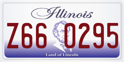 IL license plate Z660295