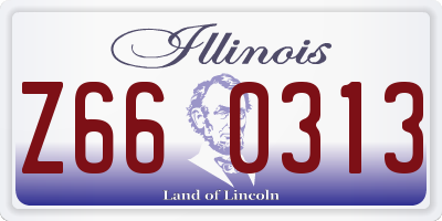 IL license plate Z660313