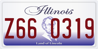 IL license plate Z660319