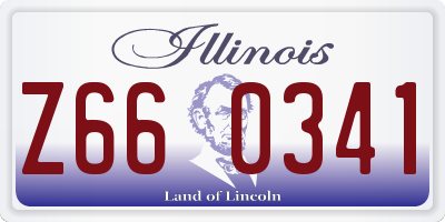 IL license plate Z660341