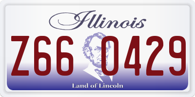 IL license plate Z660429