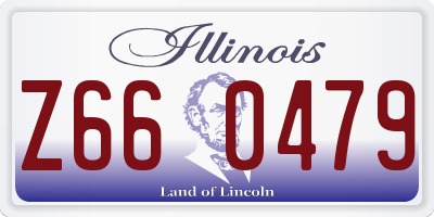 IL license plate Z660479