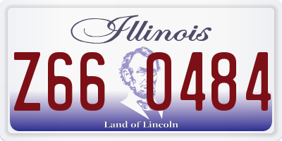 IL license plate Z660484