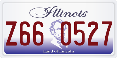 IL license plate Z660527