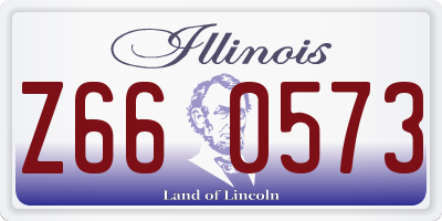 IL license plate Z660573
