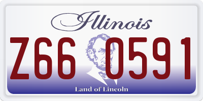 IL license plate Z660591