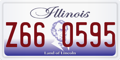 IL license plate Z660595