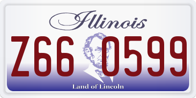 IL license plate Z660599