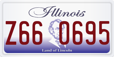 IL license plate Z660695