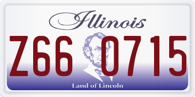 IL license plate Z660715