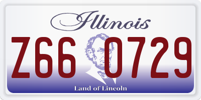 IL license plate Z660729