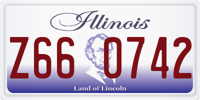 IL license plate Z660742