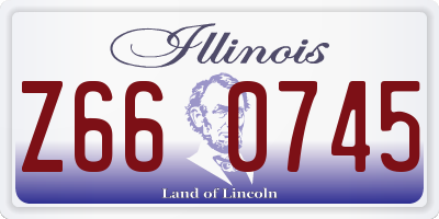 IL license plate Z660745