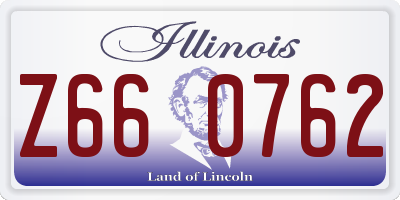 IL license plate Z660762