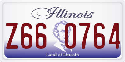 IL license plate Z660764