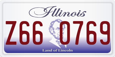 IL license plate Z660769