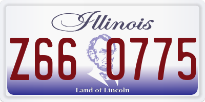IL license plate Z660775