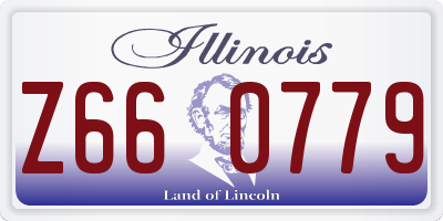 IL license plate Z660779