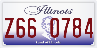 IL license plate Z660784