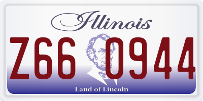 IL license plate Z660944