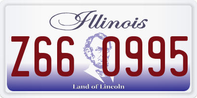 IL license plate Z660995