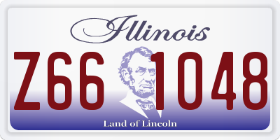 IL license plate Z661048