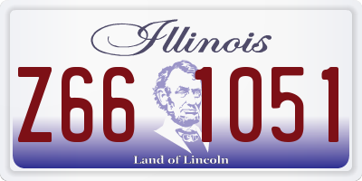 IL license plate Z661051