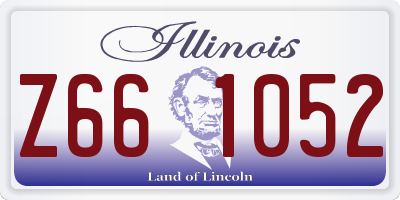 IL license plate Z661052