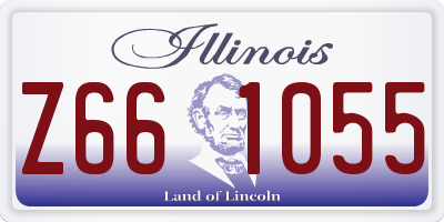 IL license plate Z661055