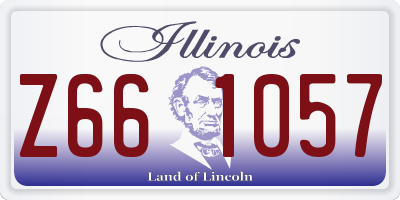 IL license plate Z661057