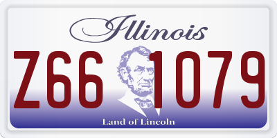 IL license plate Z661079