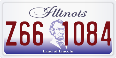 IL license plate Z661084