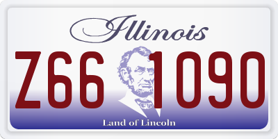 IL license plate Z661090