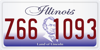 IL license plate Z661093