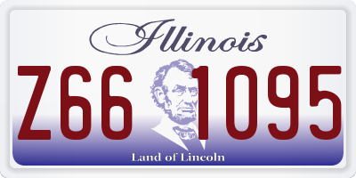 IL license plate Z661095