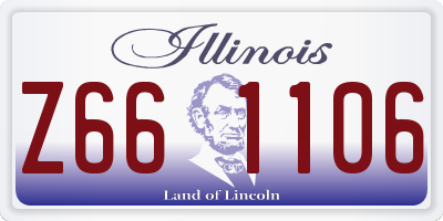 IL license plate Z661106