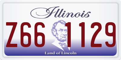 IL license plate Z661129