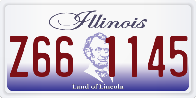 IL license plate Z661145